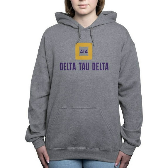 CafePress - Delta Tau Delta Full Color Stacked Signature Sweatshirt - Pullover Hoodie, Classic & Comfortable Hooded Sweatshirt