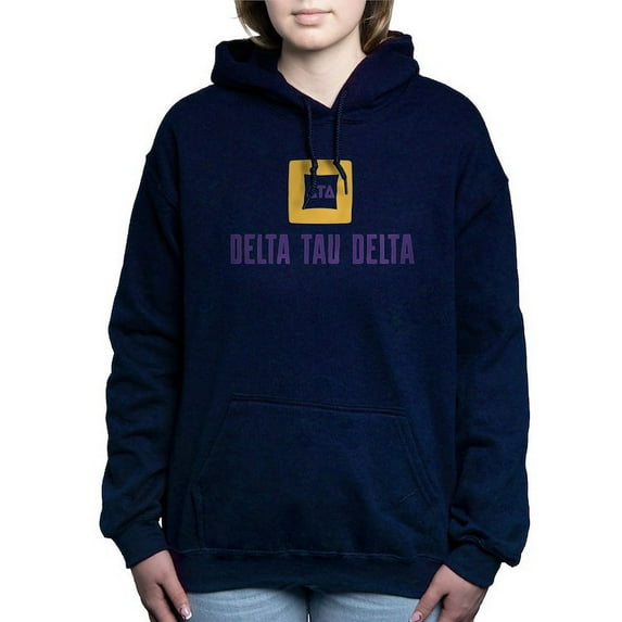 CafePress - Delta Tau Delta Full Color Stacked Signature Sweatshirt - Pullover Hoodie, Classic & Comfortable Hooded Sweatshirt