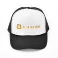 thumbnail image 1 of CafePress - Delta Tau Delta Gold Signature - Adjustable Unisex Printed Trucker Hat with Mesh Back, 1 of 8
