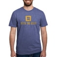 thumbnail image 1 of CafePress - Delta Tau Delta Gold Stacked Signature T Shirt - Mens Tri-blend T-Shirt, 1 of 4