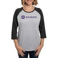 thumbnail image 1 of CafePress - Delta Tau Delta Purple Signature Long Sleeve T Shirt - Womens Baseball Tee, 1 of 4