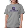 thumbnail image 1 of CafePress - Delta Tau Delta Purple Stacked Signature T Shirt - Womens Comfort Colors® Shirt, 1 of 4