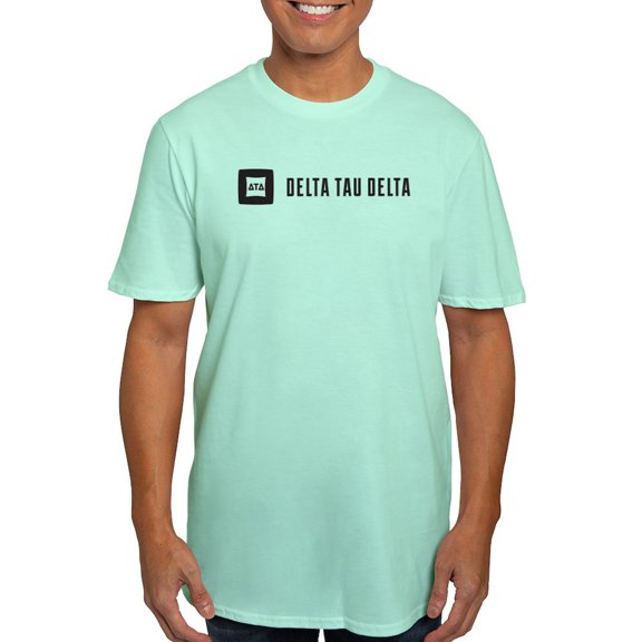 CafePress - Delta Tau Delta Signature T Shirt - Men's Fitted T-Shirt
