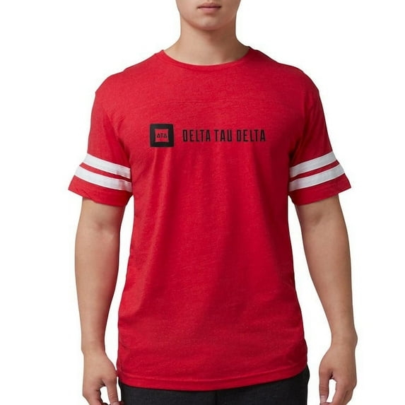 CafePress - Delta Tau Delta Signature T Shirt - Mens Football Shirt
