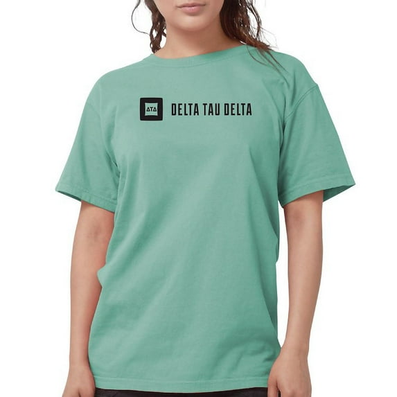 CafePress - Delta Tau Delta Signature T Shirt - Womens Comfort Colors® Shirt
