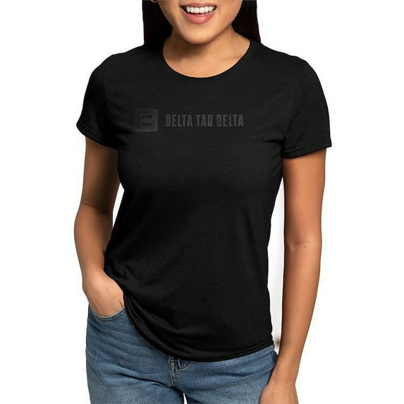 CafePress - Delta Tau Delta Signature T Shirt - Womens Tri-blend T-Shirt
