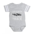 thumbnail image 1 of CafePress - Demo Derby Life Is Better A - Cute Infant Baby Football Bodysuit, 1 of 3