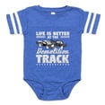 thumbnail image 1 of CafePress - Demo Derby Life Is Better A - Cute Infant Baby Football Bodysuit, 1 of 3
