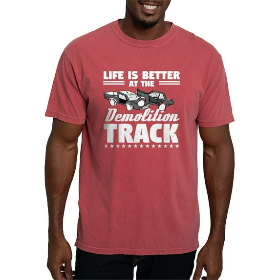 CafePress - Demo Derby Life Is Better At Demolition Tr T Shirt - Mens Comfort Colors Shirt