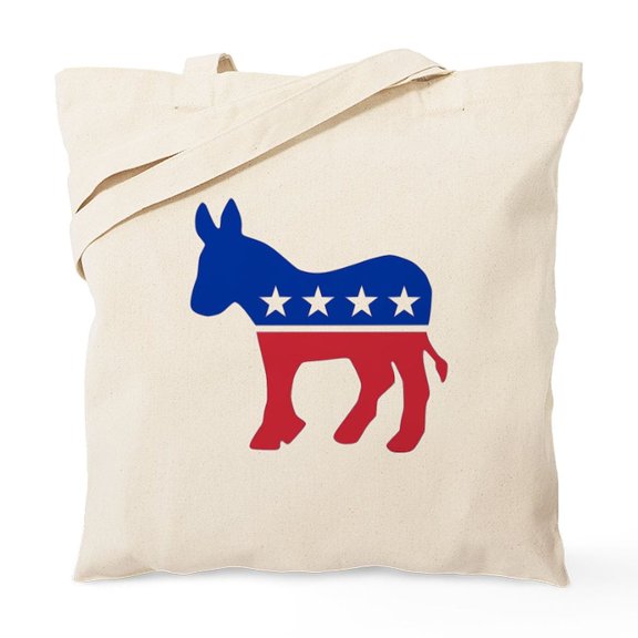 CafePress - Democrat Donkey Tote Bag - Unisex Canvas Tote Bag, Beige, 1-Piece