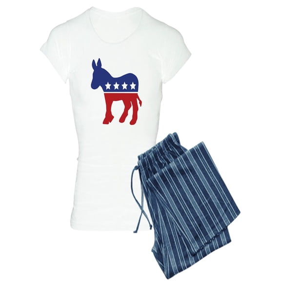 CafePress - Democrat Donkey - Women's Light Pajamas