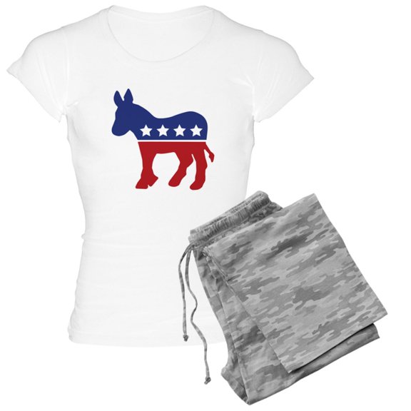 CafePress - Democrat Donkey - Women's Light Pajamas