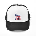 thumbnail image 1 of CafePress - Democrat Vote 2 - Adjustable Unisex Printed Trucker Hat with Mesh Back, 1 of 9