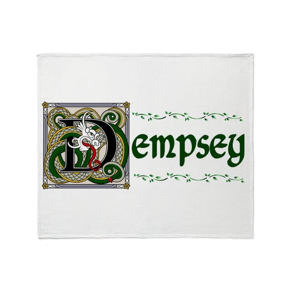 CafePress - Dempsey Celtic Dragon Throw Blanket - Soft Fleece Throw Blanket, 50"x60" for All Ages