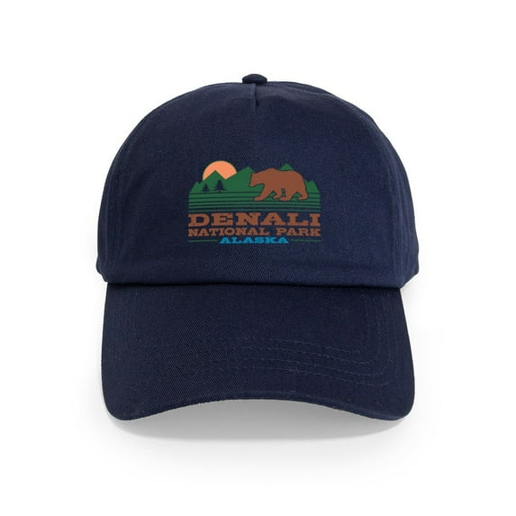 CafePress - Denali National Park Alaska Cap - Adjustable 100% Brushed Unisex Casual Cotton Baseball Cap, Beige, 1