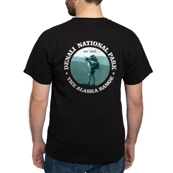 CafePress - Denali National Park T Shirt - Men's Classic Graphic Cotton T-Shirt