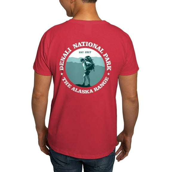 CafePress - Denali National Park T Shirt - Men's Classic Graphic Cotton T-Shirt