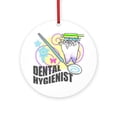 thumbnail image 1 of CafePress - Dental Hygienist -  Round Wood Ornament 4", 1 of 2