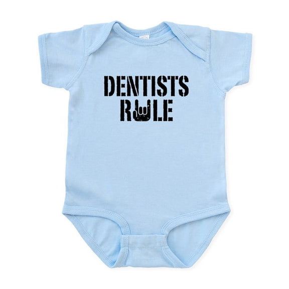 CafePress - Dentists Rule Infant Bodysuit - Baby Light Bodysuit, Size Newborn - 24 Months