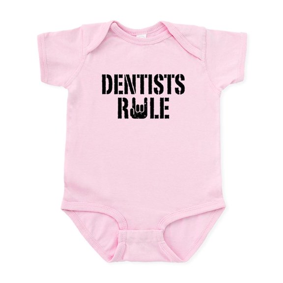 CafePress - Dentists Rule Infant Bodysuit - Baby Light Bodysuit, Size Newborn - 24 Months