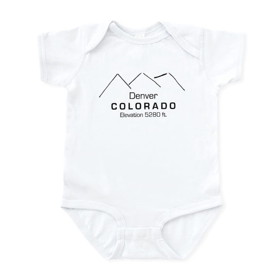 CafePress - Denver Colorado Infant Bodysuit - Baby Light Bodysuit, Size Newborn - 24 Months