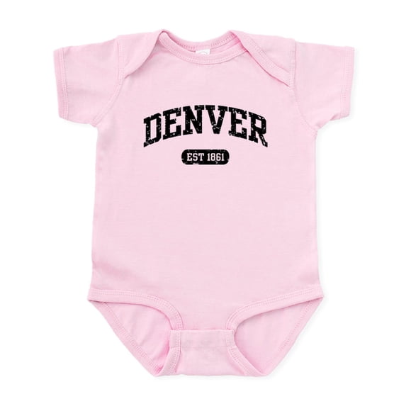 CafePress - Denver Est 1861 Infant Bodysuit - Baby Light Bodysuit, Size Newborn - 24 Months