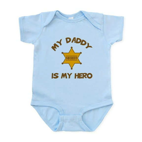 CafePress - Deputy Hero Infant Bodysuit - Baby Light Bodysuit, Size Newborn - 24 Months