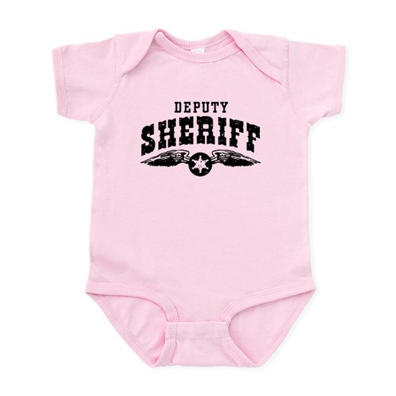 CafePress - Deputy Sheriff Infant Bodysuit - Baby Light Bodysuit, Size Newborn - 24 Months
