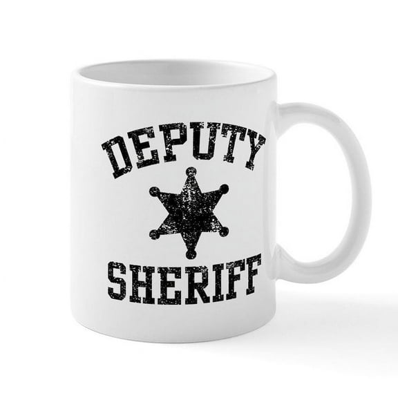 CafePress - Deputy Sheriff Mug - 11 oz Ceramic Mug - Novelty Coffee Tea Cup