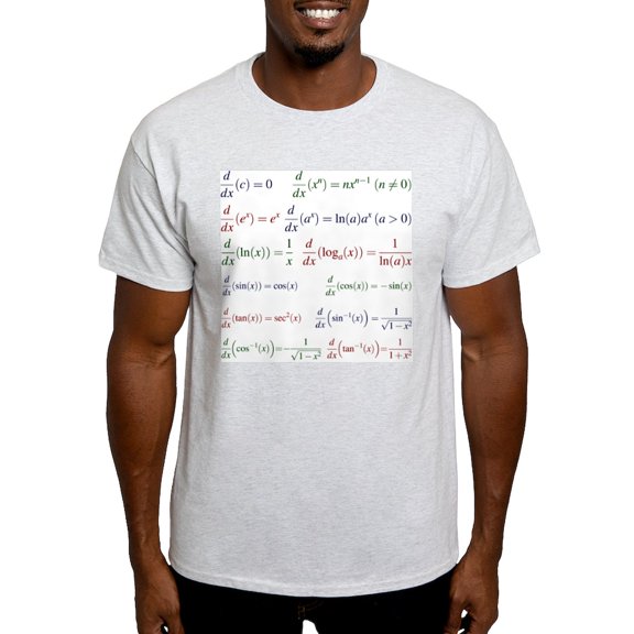 CafePress - Derivatives Of Functions Light T Shirt - Men's Classic Graphic T-Shirt