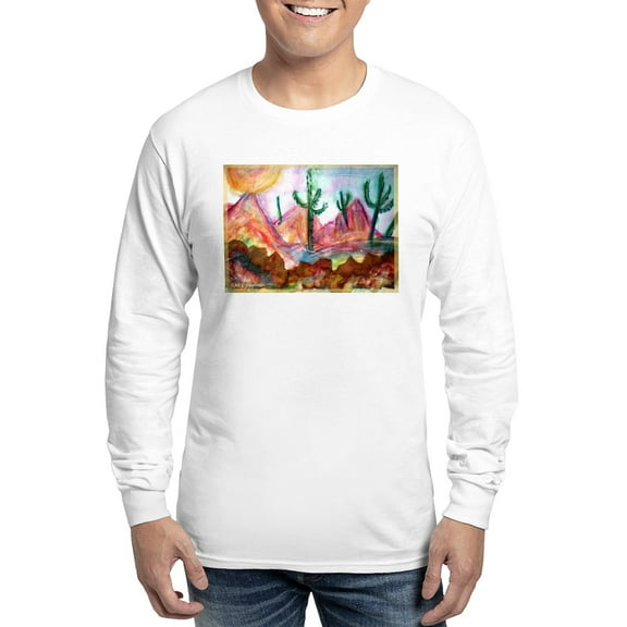 CafePress - Desert, Colorful, Long Sleeve T Shirt - Unisex Cotton Long Sleeve T-Shirt