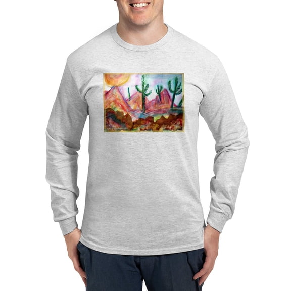 CafePress - Desert, Colorful, Long Sleeve T Shirt - Unisex Cotton Long Sleeve T-Shirt