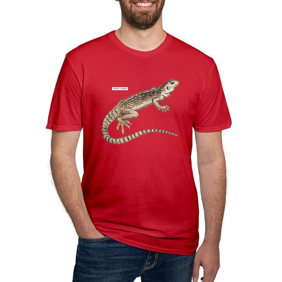 CafePress - Desert Iguana Men's Fitted T Shirt (Dark) - Men's Fitted T-Shirt