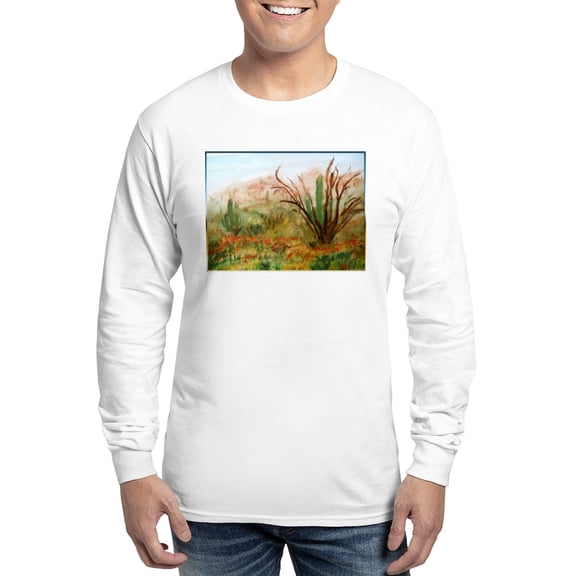 CafePress - Desert, Southwest Art Long Sleeve T Shirt - Unisex Cotton Long Sleeve T-Shirt