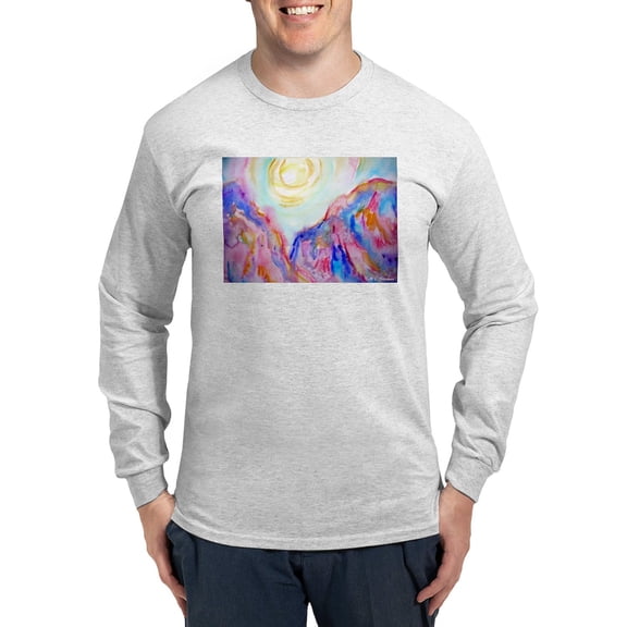CafePress - Desert Sunset! Southwest Art Long Sleeve T Shirt - Unisex Cotton Long Sleeve T-Shirt