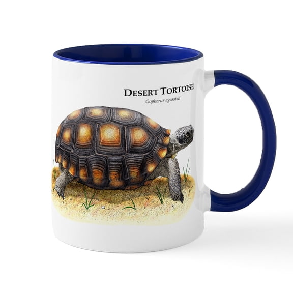 CafePress - Desert Tortoise Mug - 11 oz Ceramic Mug - Novelty Coffee Tea Cup