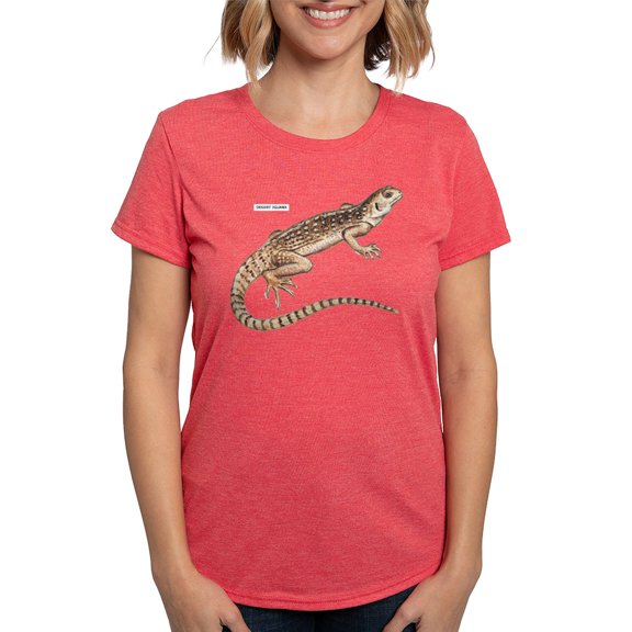 CafePress - Desertiguana076 Womens Tri Blend T Shirt - Womens Tri-blend T-Shirt