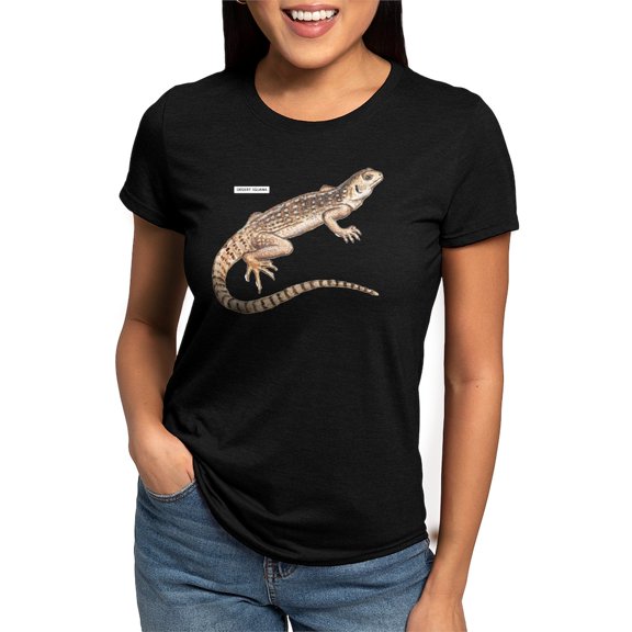 CafePress - Desertiguana076 Womens Tri Blend T Shirt - Womens Tri-blend T-Shirt