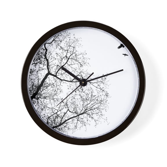 CafePress - Design 24 - 10" Quartz Analog Battery-Powered Modern Wall Clock, Unique