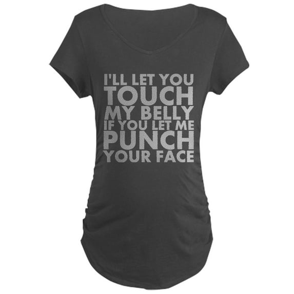 CafePress - Design Maternity T Shirt - Maternity Dark T-Shirt