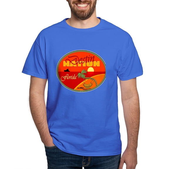 CafePress - Destin Florida Dark T Shirt - Men's Classic Graphic Cotton T-Shirt