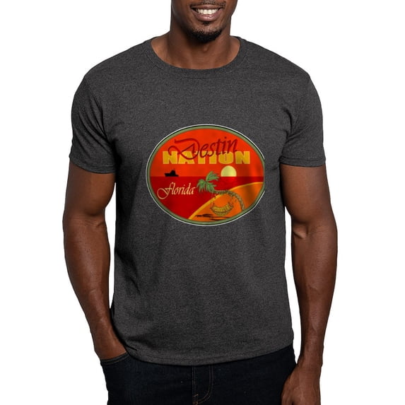 CafePress - Destin Florida Dark T Shirt - Men's Classic Graphic Cotton T-Shirt