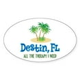thumbnail image 1 of CafePress - Destin Florida Therapy - Sticker (Oval), 1 of 1