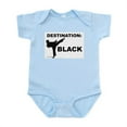 thumbnail image 1 of CafePress - Destination Black 1 Body Suit - Baby Light Bodysuit, Size Newborn - 24 Months, 1 of 4