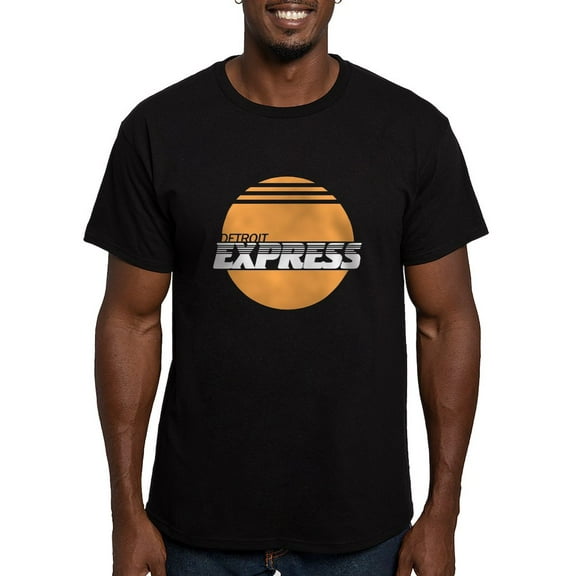 CafePress - Detroit Express Men's Fitted T Shirt (Dark) - Men's Fitted T-Shirt