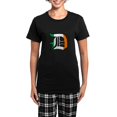 thumbnail image 1 of CafePress - Detroit Irish D Women's Dark Pajamas - Women's Short Sleeve Print T-Shirt and Pants Dark Cotton Pajama Set, 1 of 7