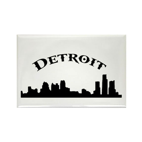 CafePress - Detroitgow - Rectangle Magnet, 2"x3" Refrigerator Magnet
