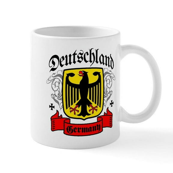 CafePress - Deutschland Coat Of Arms Mug - 11 oz Ceramic Mug - Novelty Coffee Tea Cup