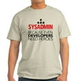 thumbnail image 1 of CafePress - Developers Need Heroes Sysadmin T Shirt - Men's Classic Graphic T-Shirt, 1 of 4
