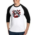 thumbnail image 1 of CafePress - Devil Bats - Cotton Baseball Jersey, 3/4 Raglan Sleeve Shirt, 1 of 4